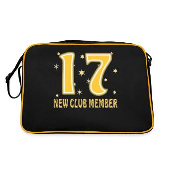 BIRTHDAY 17 - Retro Bag - black/gold - Back