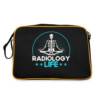 Radiology Radiologist Radiology Technician - Retro Bag - black/gold - Back