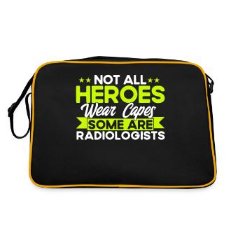 Radiology Radiologist Radiology Technician - Retro Bag - black/gold - Back