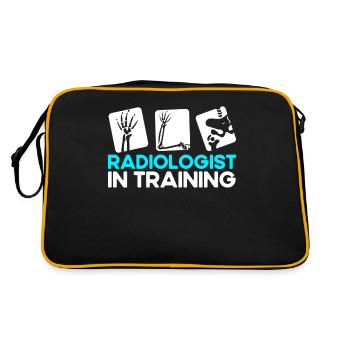 Radiology Radiologist Radiology Technician - Retro Bag - black/gold - Back