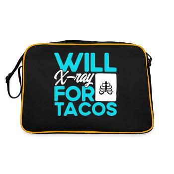 Radiology Radiologist Radiology Technician - Retro Bag - black/gold - Back