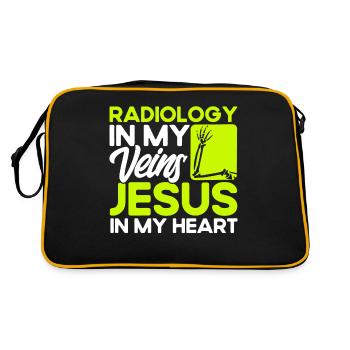 Radiology Radiologist Radiology Technician - Retro Bag - black/gold - Back