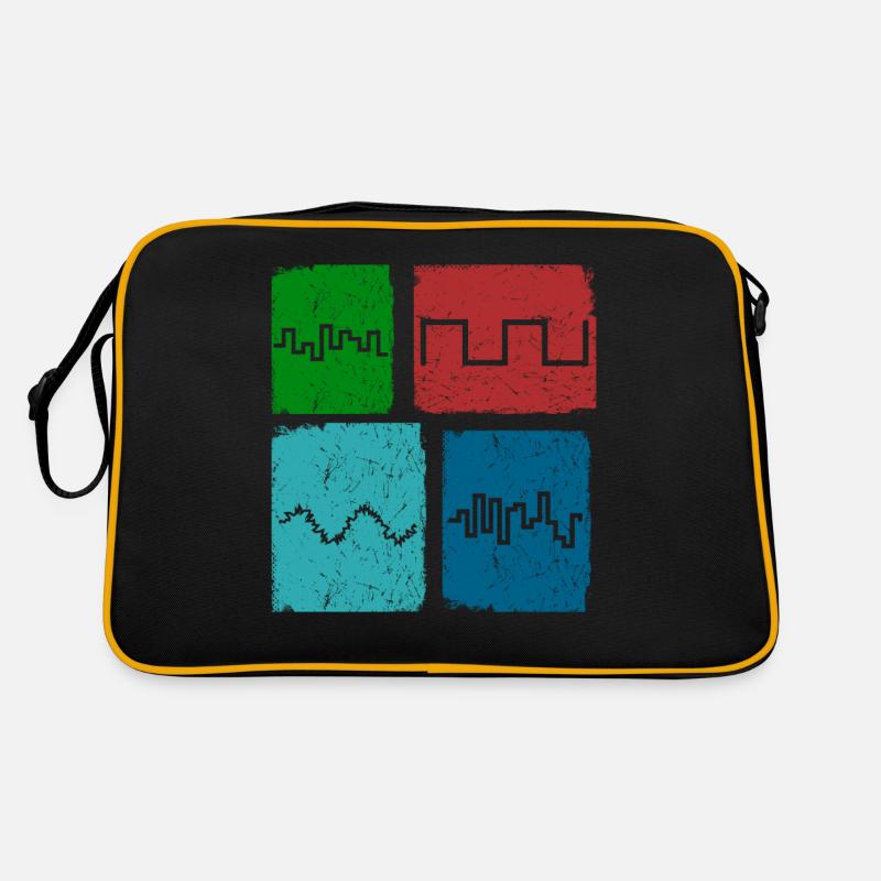 Synthesizer Waveforms Musik Synthesizers Retro Tasche