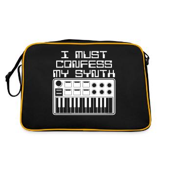 Synthesizer Synth Music Synthesizers - Retro Bag - black/gold - Back
