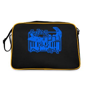 Synthétiseur Synthétiseurs Wavefroms Synthé - Sac Retro - noir/or - Dos