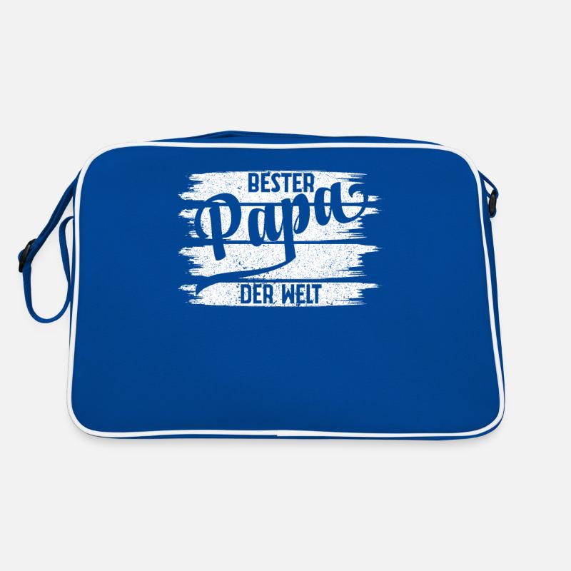 Bester Papa Der Welt Retro Tasche