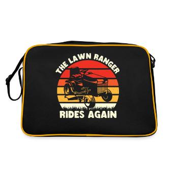 The Lawn Ranger Rides Again Shirt Lawn - Retro Bag - black/gold - Back
