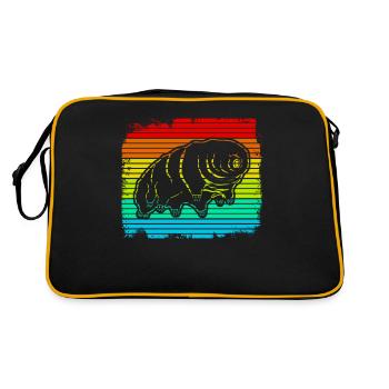 Tardigrade Retro Water Bear Tardigrades - Sac Retro - noir/or - Dos