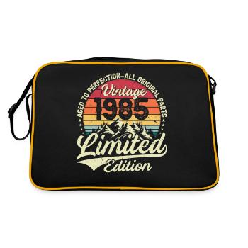 Cadeau D'anniversaire Vintage 1985 Édition Limitée - Sac Retro - noir/or - Dos