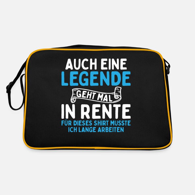 Auch Eine Legende Geht In Rente Retro Tasche