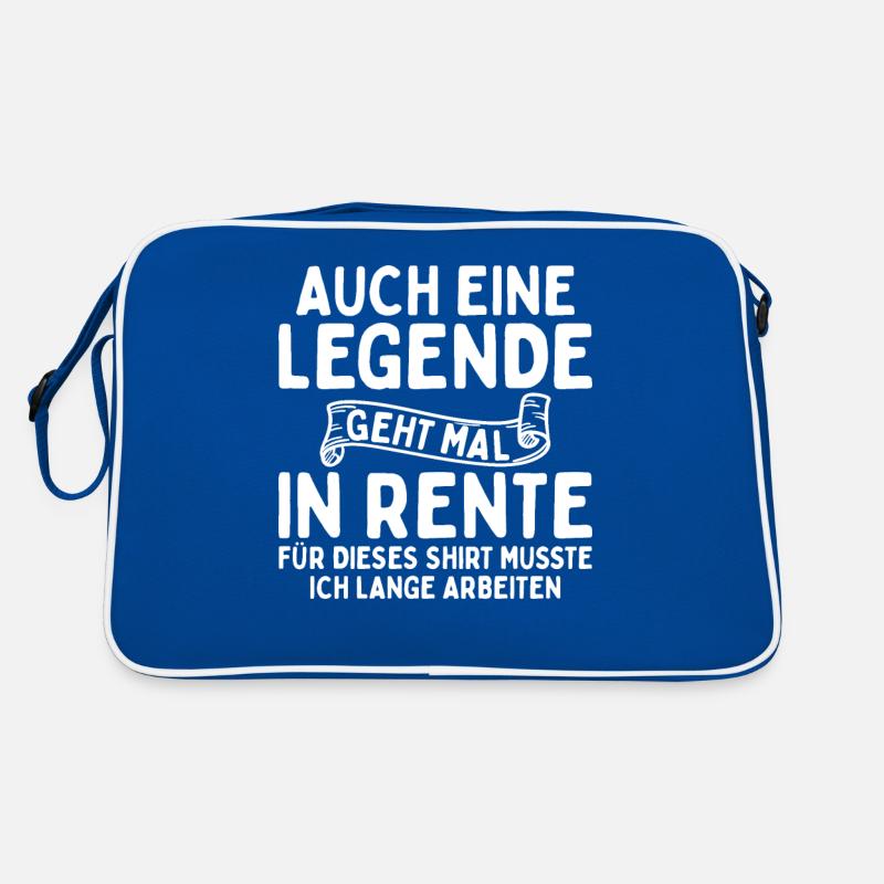 Auch Eine Legende Geht In Rente Retro Tasche