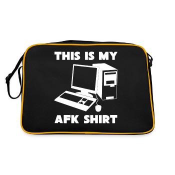 Gaming AFK Citation Gamer - Sac Retro - noir/or - Dos
