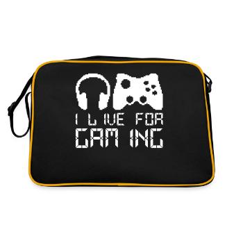 Gaming Gambler Gaming Console Gamer - Retro Bag - black/gold - Back