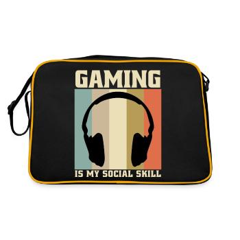 Gamer Gaming Headset Zocker - Retro Bag - black/gold - Back