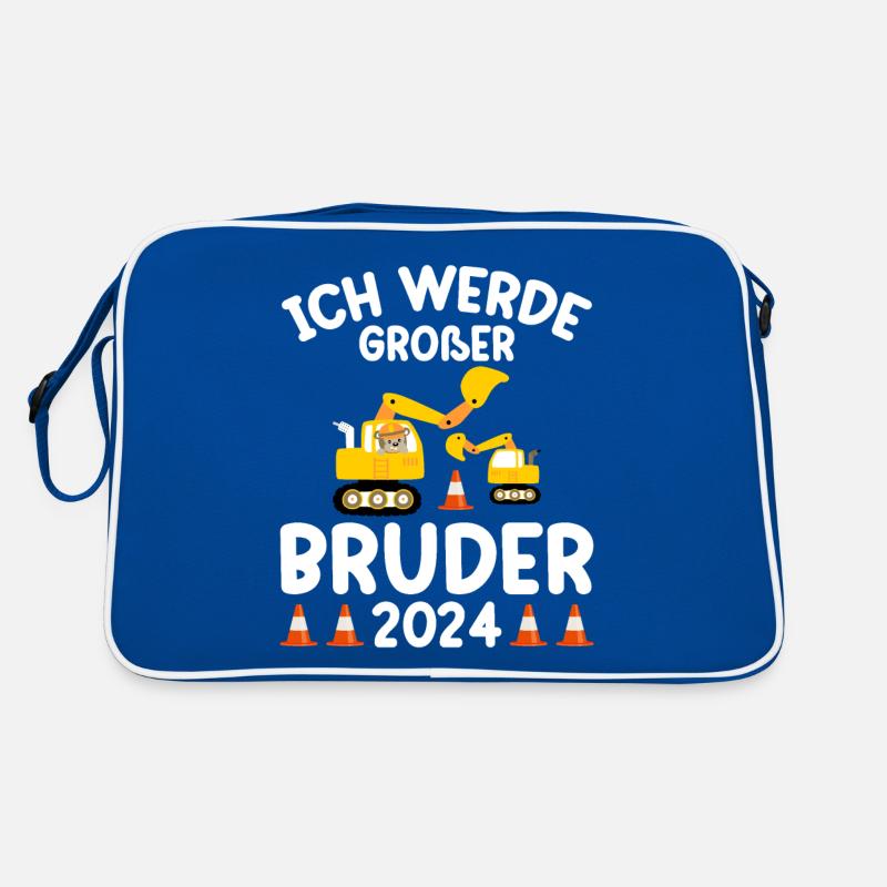 Ich Werde Großer Bruder 2024 Retro Tasche