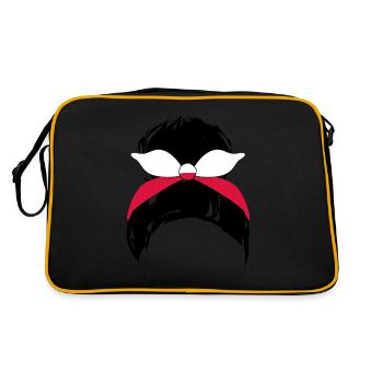 Poland Polish Flag Pole Polish - Retro Bag - black/gold - Back