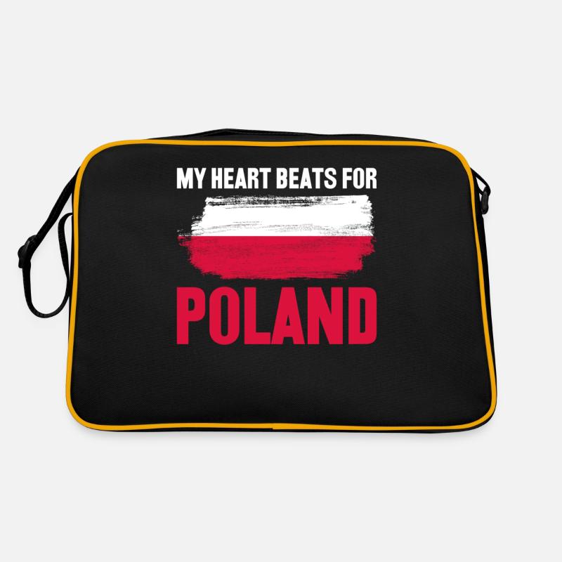 Pologne Drapeau polonais Mât Sac Retro