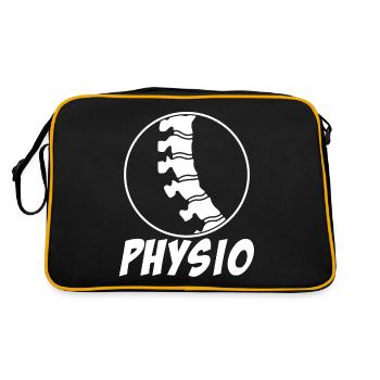 Physio Spine Physiotherapist - Retro Bag - black/gold - Back