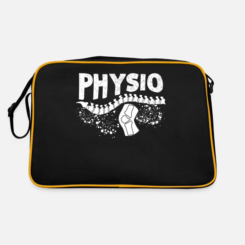 Physiotherapeut Physiotherapie Physio Retro Tasche
