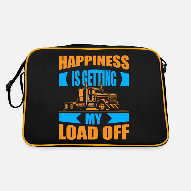 Happiness is getting my burden from truckers Retro Bag