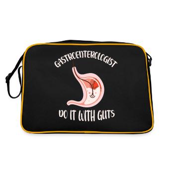 Le gastro-entérologue le fait avec les intestins de l’estomac - Sac Retro - noir/or - Dos