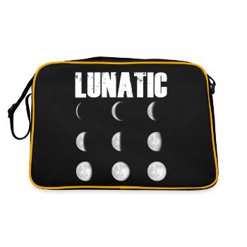 Satellites de corps céleste Phases de la Lune folle - Sac Retro - noir/or - Dos