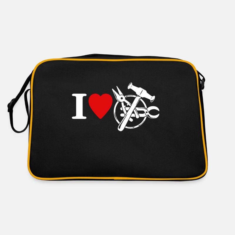 Plombier J’adore le métier de ferblantier Sac Retro