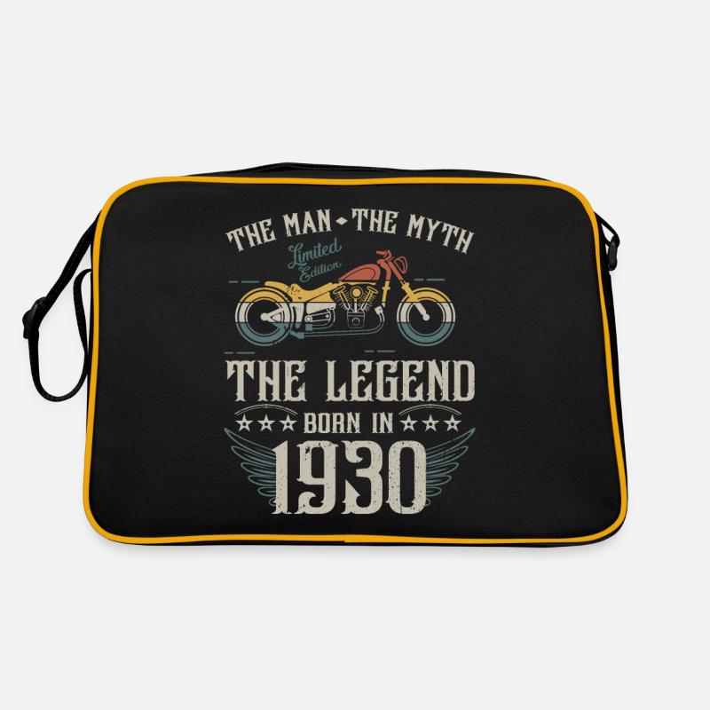Der Mann der Mythos die 1930 geborene Legende Geschenk Retro Tasche