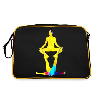 Acroyoga Acro Yoga - Retro Bag - black/gold - Back