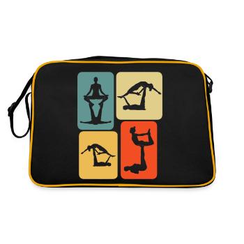 Acro Yoga Retro Acroyoga - Retro Bag - black/gold - Back