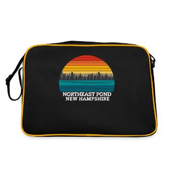 Étang Nord-Est New Hampshire - Sac Retro - noir/or - Dos