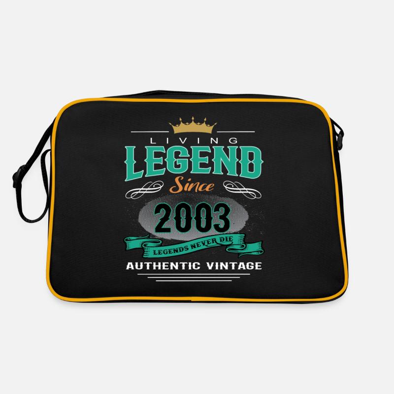 Geburtstag - Lebende Legende Seit 2003 Retro Tasche
