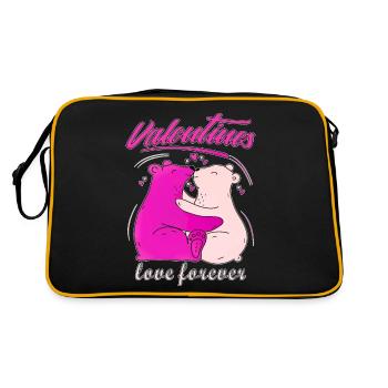 L’amour de la Saint-Valentin pour toujours - Sac Retro - noir/or - Dos