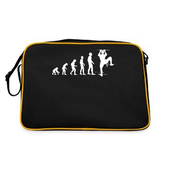 Escalade Evolution Cadeau drôle d’alpinisme - Sac Retro - noir/or - Dos
