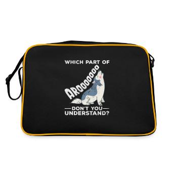 Husky - Retro Bag - black/gold - Back