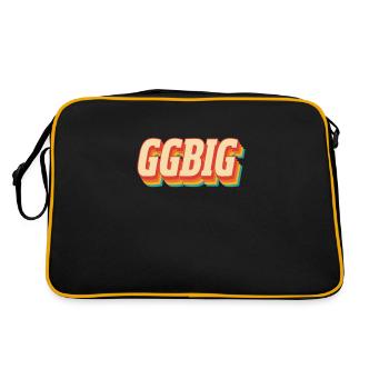 Older sister - Retro Bag - black/gold - Back