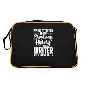 Author - Retro Bag - black/gold - Back