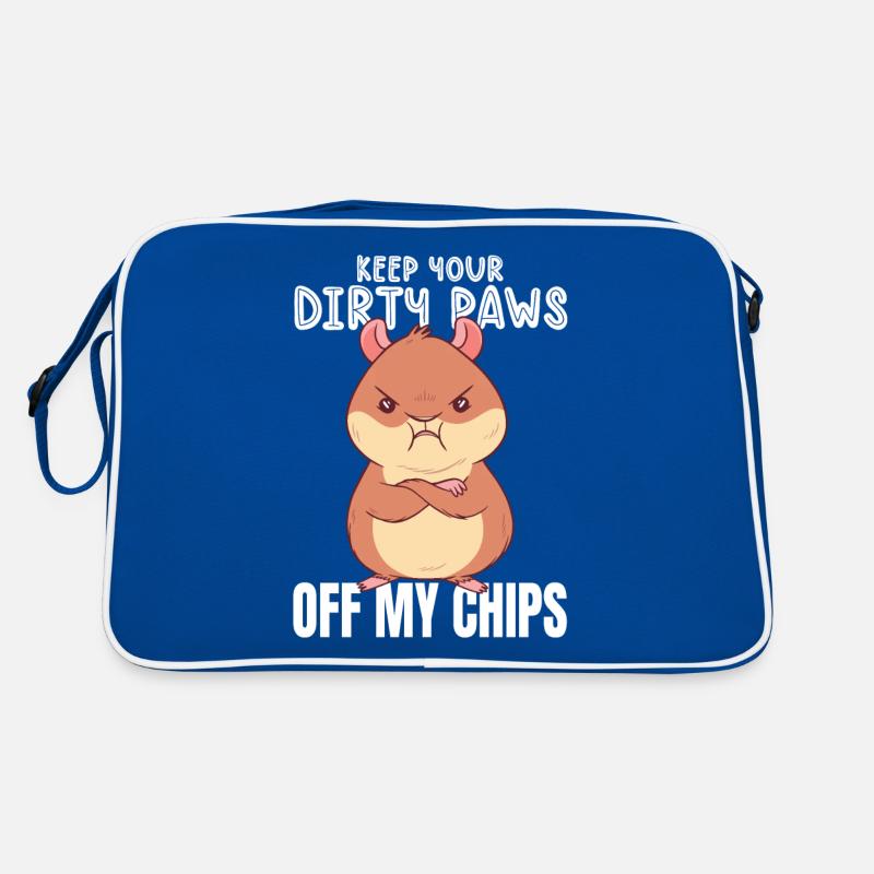 Paws away from my chips Retro Bag