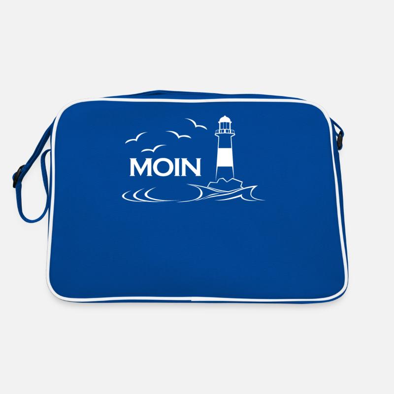 Moin Leuchtturm Nodesee Norddeutsch Retro Tasche