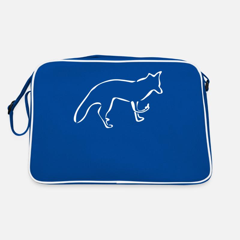 Fuchs Mittelfinger Rotfuchs Retro Tasche