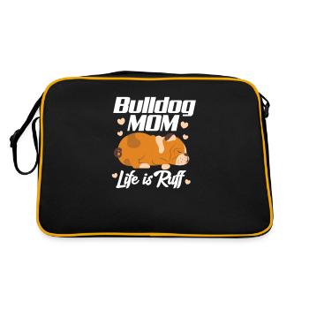Deutsch Bulldog - Sac Retro - noir/or - Dos