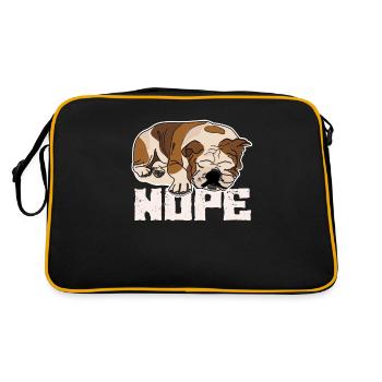 Deutsch Bulldog - Sac Retro - noir/or - Dos