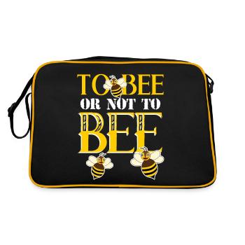 Bee Honey bees Bees Beekeepers - Retro Bag - black/gold - Back