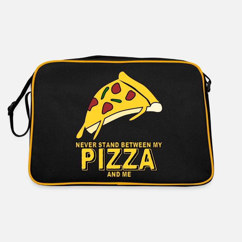 Pizza Pizza Baker Pizzaria Pizzas - Sac Retro - noir/or