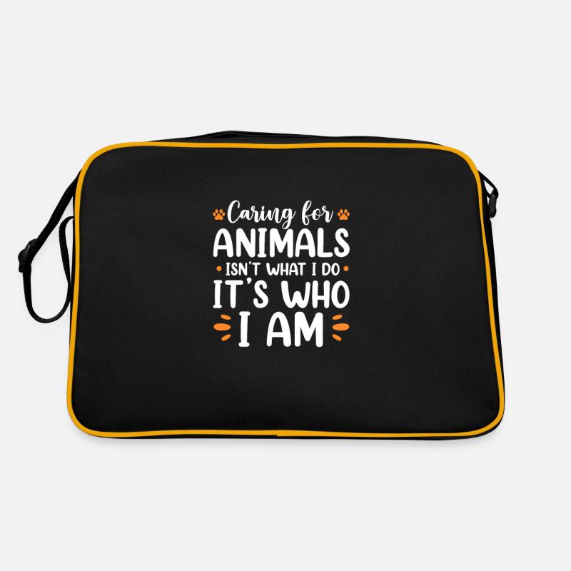 Animal Rescue - Retro Bag - black/gold