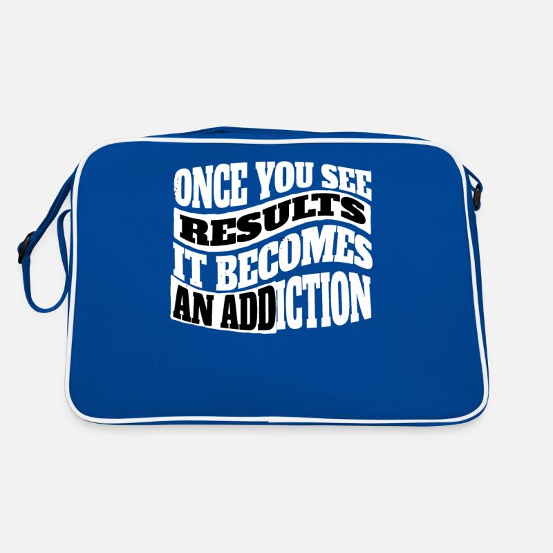Sobald Sie Ergebnisse Sehen Wird Es Zu Einer Sucht Retro Tasche