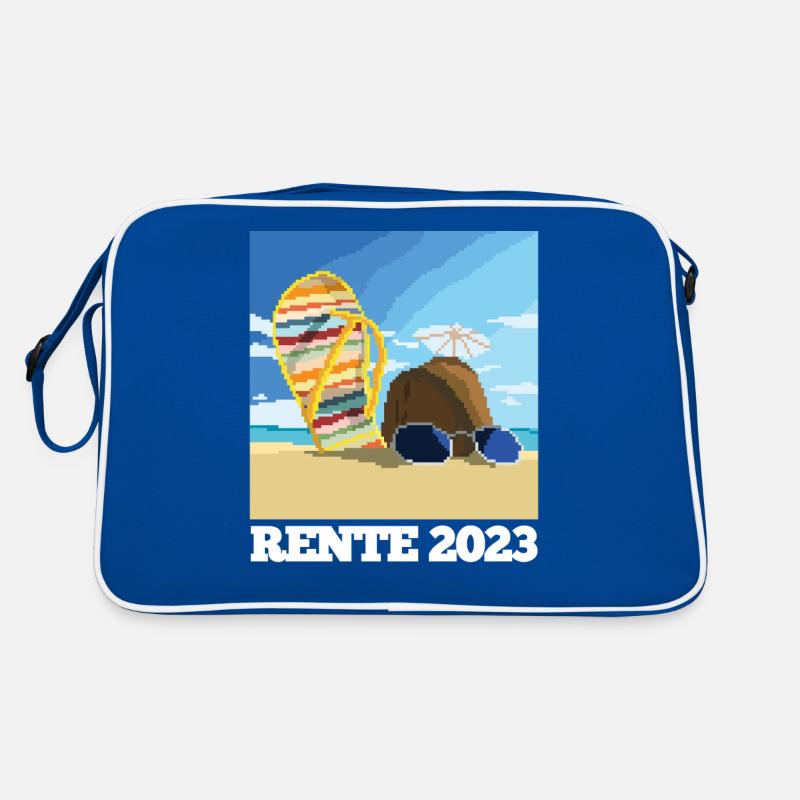 Pension 2023 Beach Pixel Coconut Cocktail Retro Bag