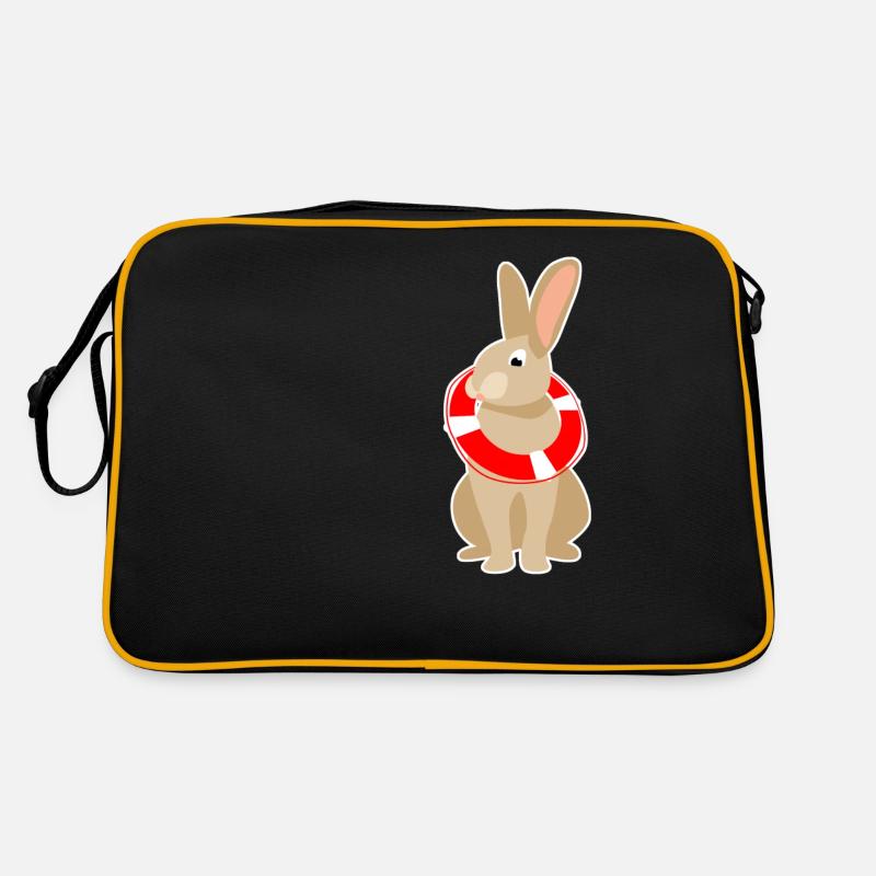Lapin avec bouée de sauvetage Sac Retro