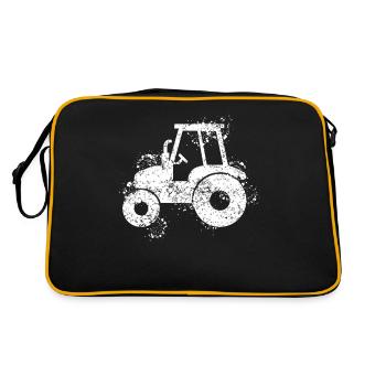 Tractor Tractor driver Tractor - Retro Bag - black/gold - Back