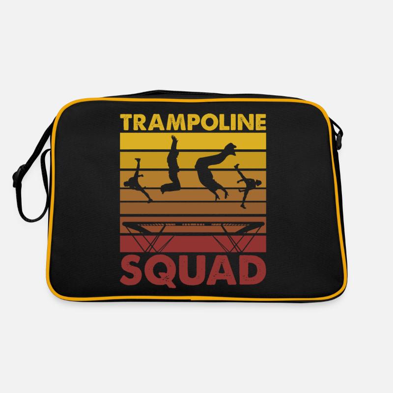 Trampolin-Kader Retro Tasche